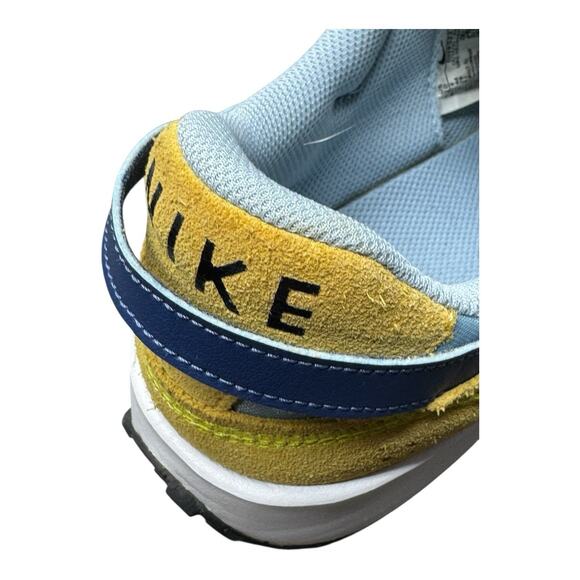 Nike Waffle Debut Unisex Shoes 10 Boarder Blue Mystic Navy Yellow White Active - Picture 10 of 12